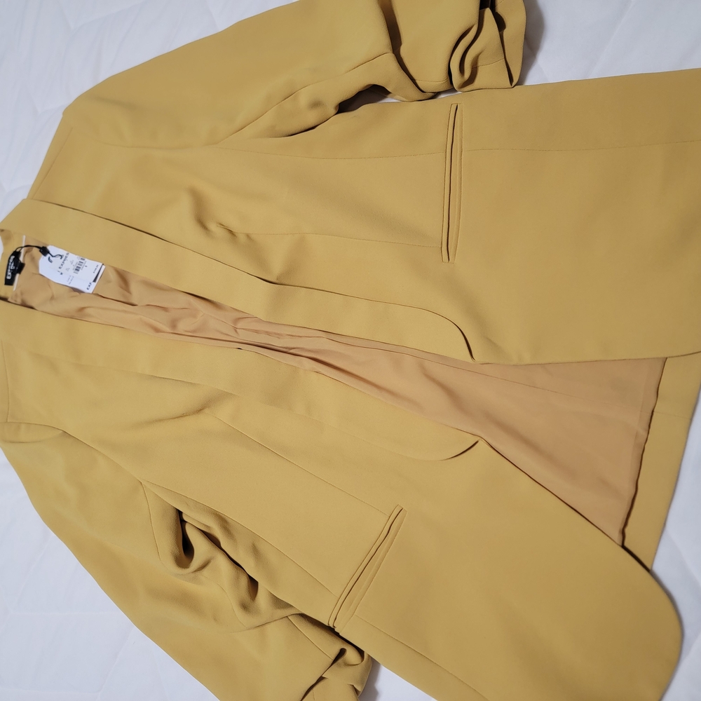 Express Mustard Blazer